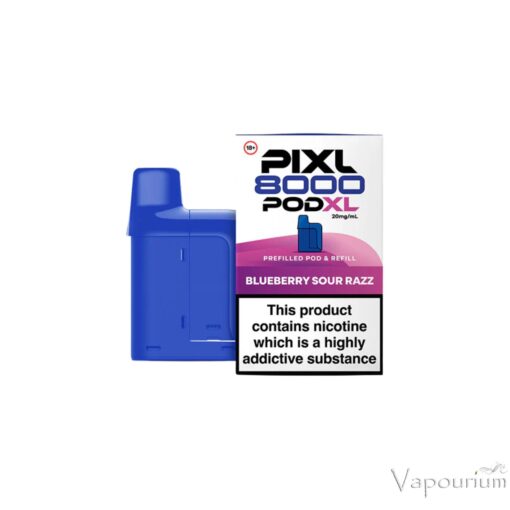 PIXL 8000 - Blueberry Sour Razz Prefilled Pod