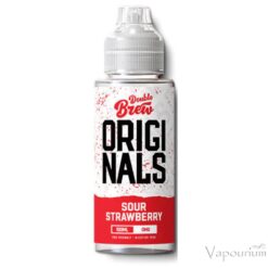 Double Brew Shortfills  - Sour Strawberry 50/50 120ml (2 x Shots)