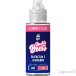 Double Brew Shortfills  - Blue Raspberry 50/50 120ml (2 x Shots)