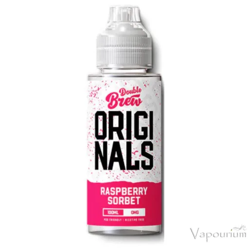 Double Brew Shortfills  - OG Raspberry Sorbet 50/50 120ml (2 x Shots)