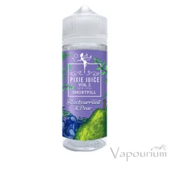 Pixie Juice Shortfills  - Blackcurrant & Pear 120ml (2x shots)