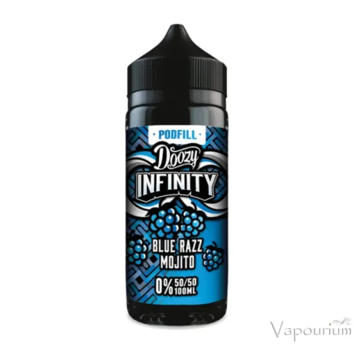 Doozy Infinity - Blue Razz Mojito 50/50 120ml ( 2 x Shots)