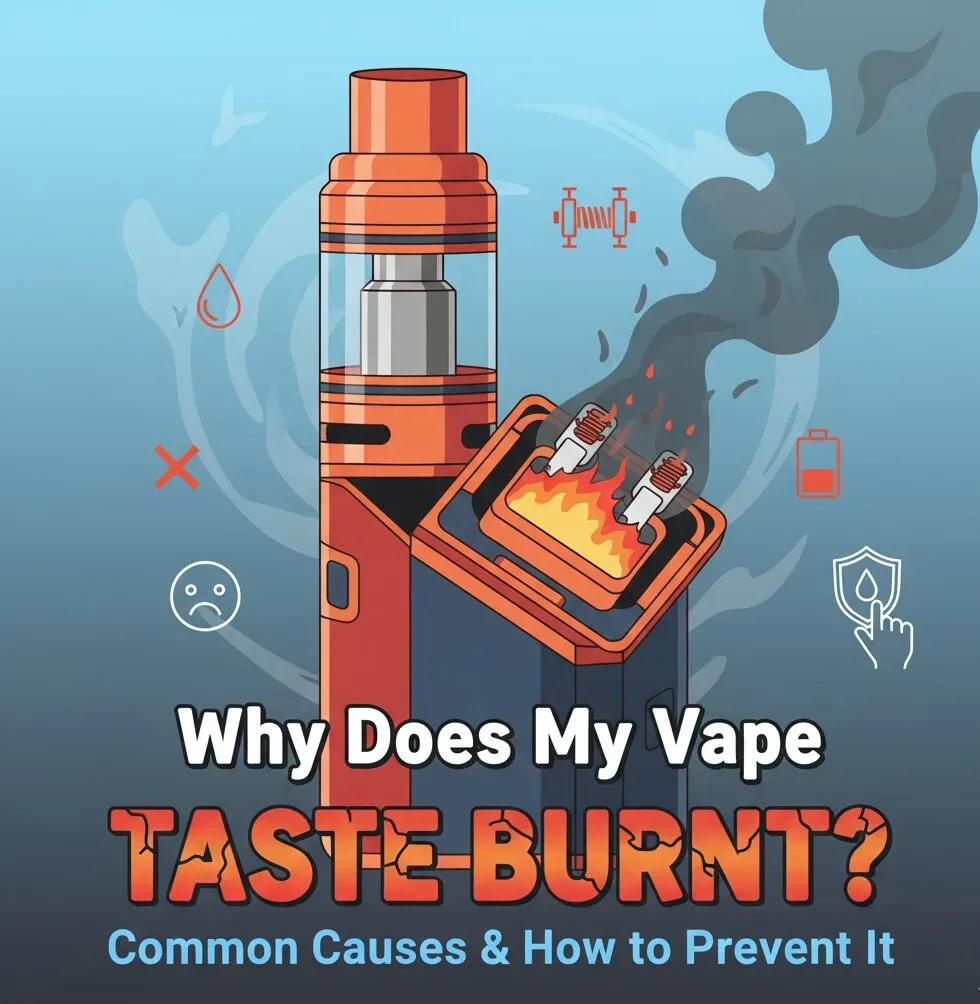 elf bar vape uk Why Does My Vape Taste Burnt? Common Causes & How to Prevent It