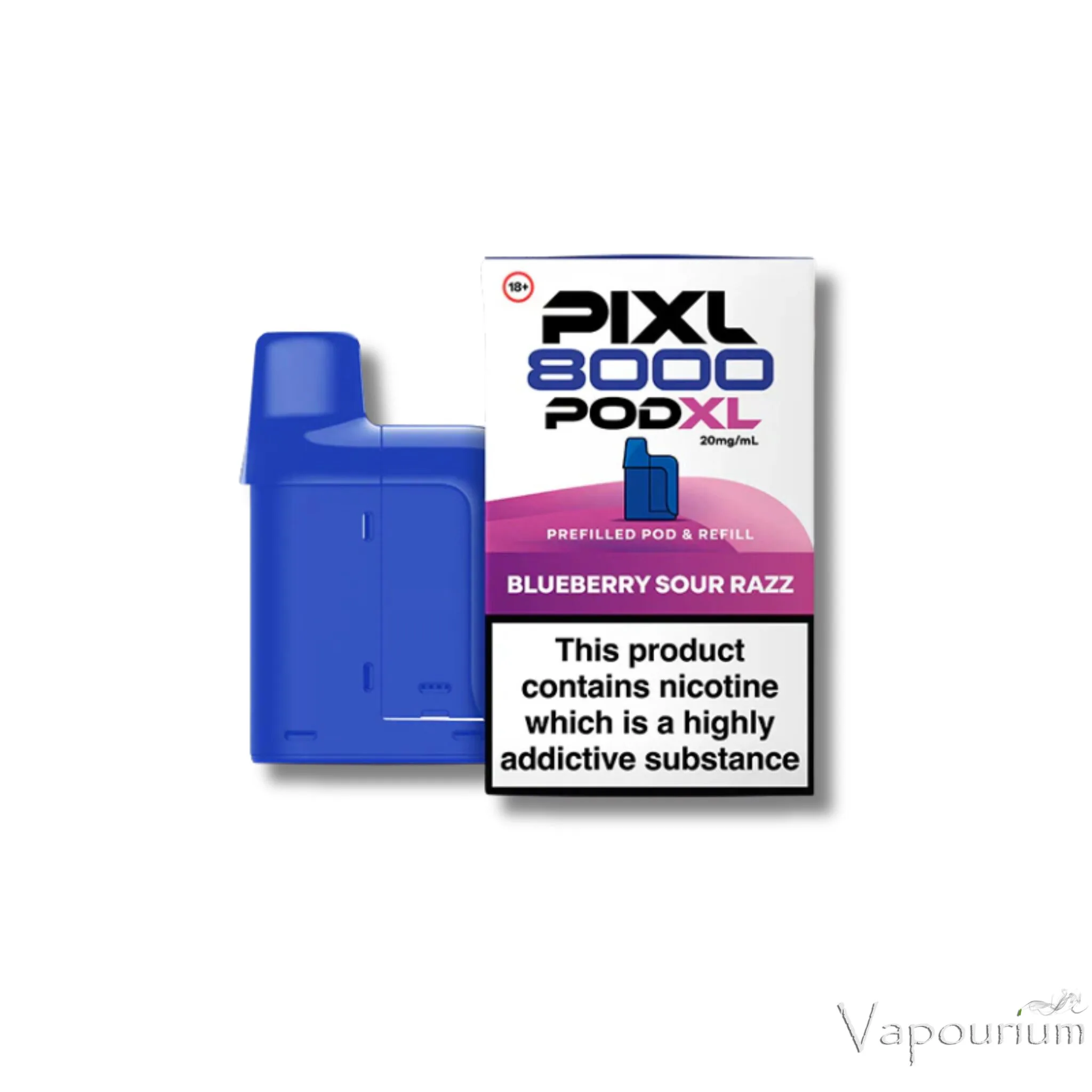 PIXL 8000 - Blueberry Sour Razz Prefilled Pod