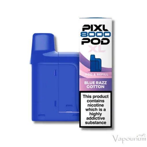 PIXL 8000 - Blue Razz Cotton Prefilled Pod