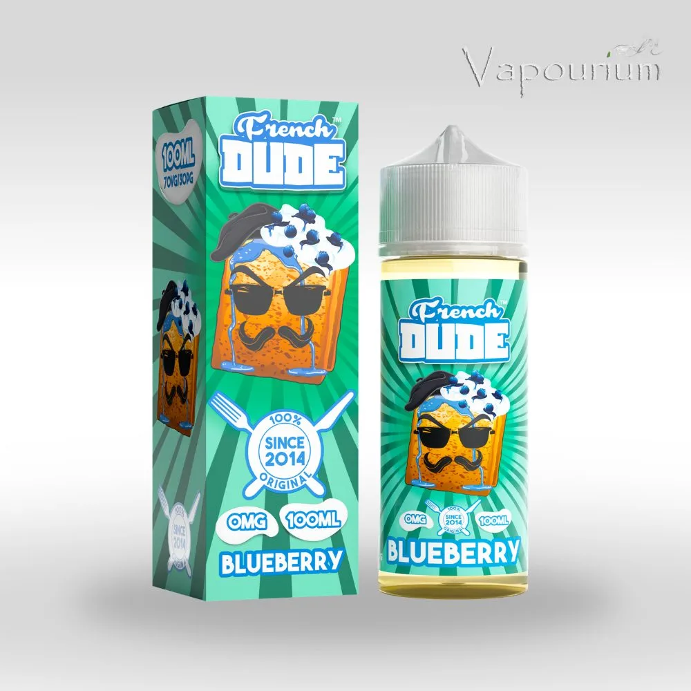 French Dude- Blueberry 120ml (2 x shots)