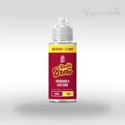 Double Brew Shortfills  - Rhubarb Custard 50/50 120ml (2 x Shots)