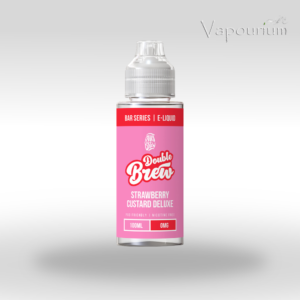Double Brew Shortfills  - Strawberry Custard 50/50 120ml (2 x Shots)