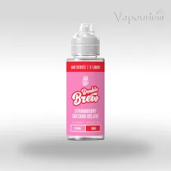 Double Brew Shortfills  - Strawberry Custard 50/50 120ml (2 x Shots)