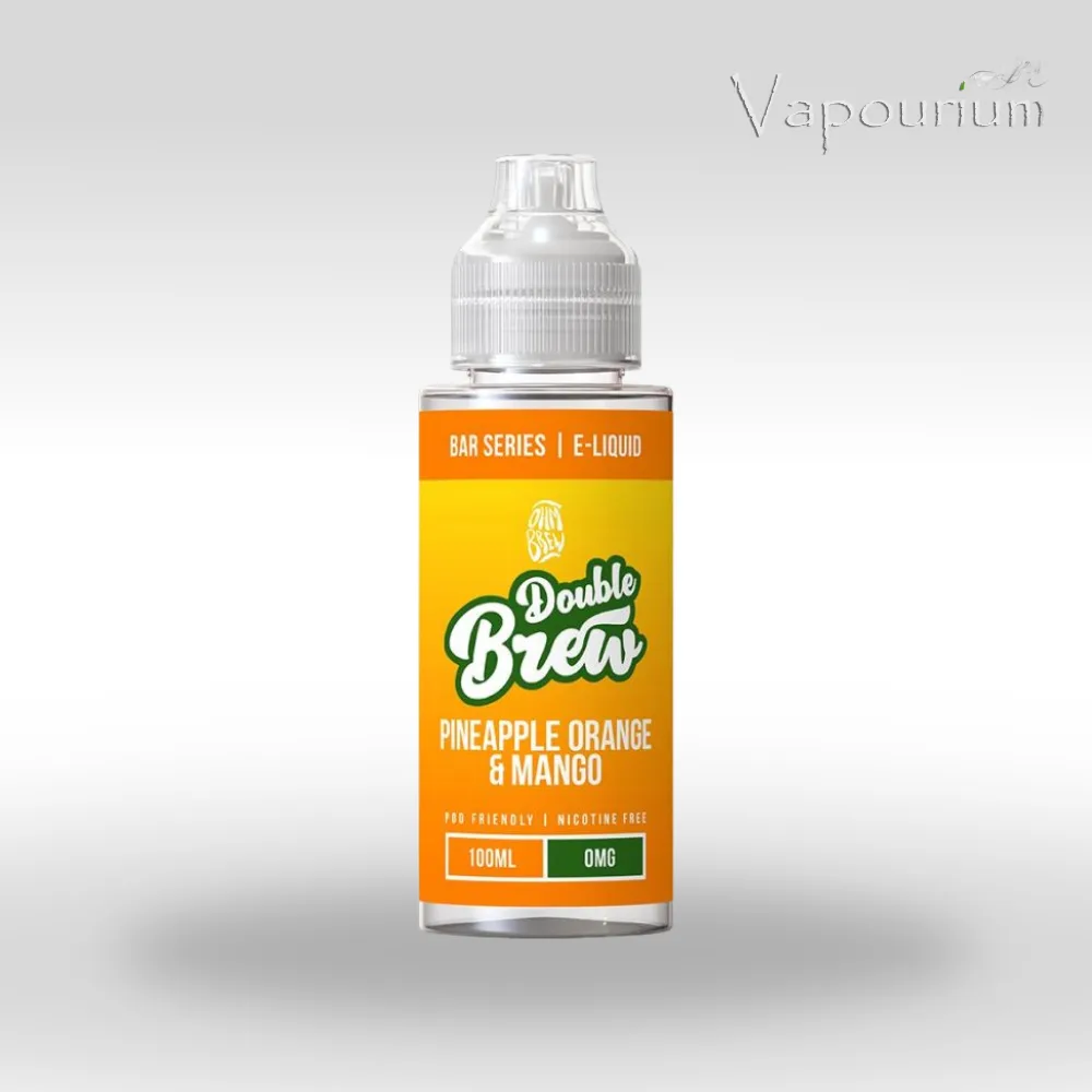 Double Brew Shortfills - Pineapple Orange & Mango 50/50 120ml (2 x Shots)