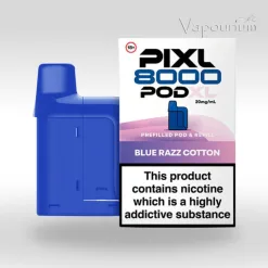 PIXL 8000 Prefilled Pod - Blue Razz Cotton