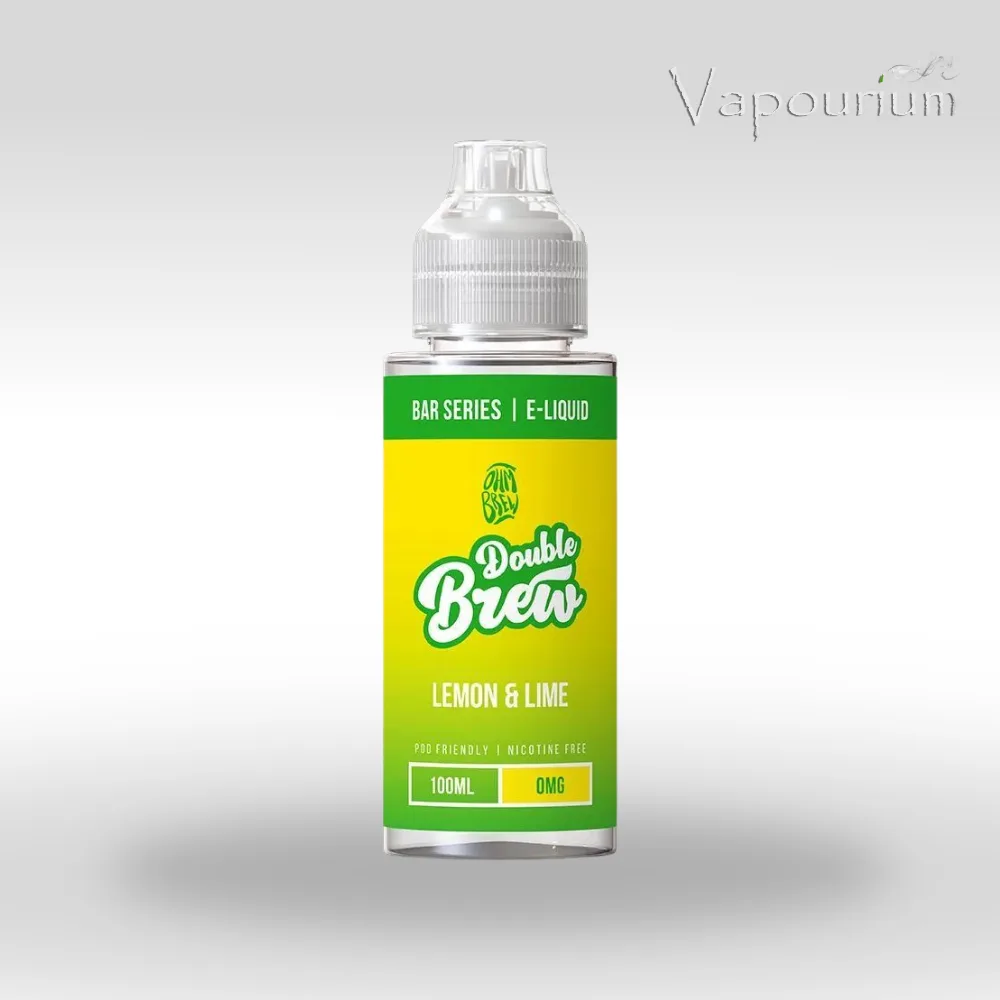 Double Brew Shortfills - Lemon Lime 50/50 120ml (2 x Shots)
