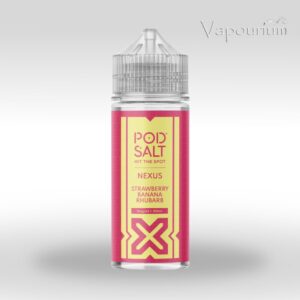 Pod Salt Nexus- Strawberry Banana Rhubarb 120ml (2x Shot)