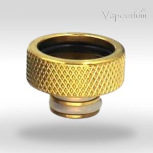 Zz 810 Drip Tip Metal Knurled FOR DRIPPERS - Discontinuing