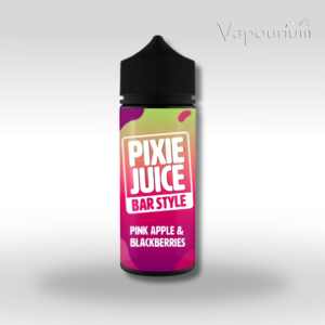 Pixie Juice Shortfills - Pink Apple and Blackberries Bar EDTN 120ml (2x shots)